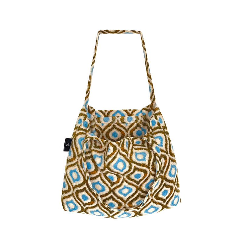 Retro Wooly Green Blue